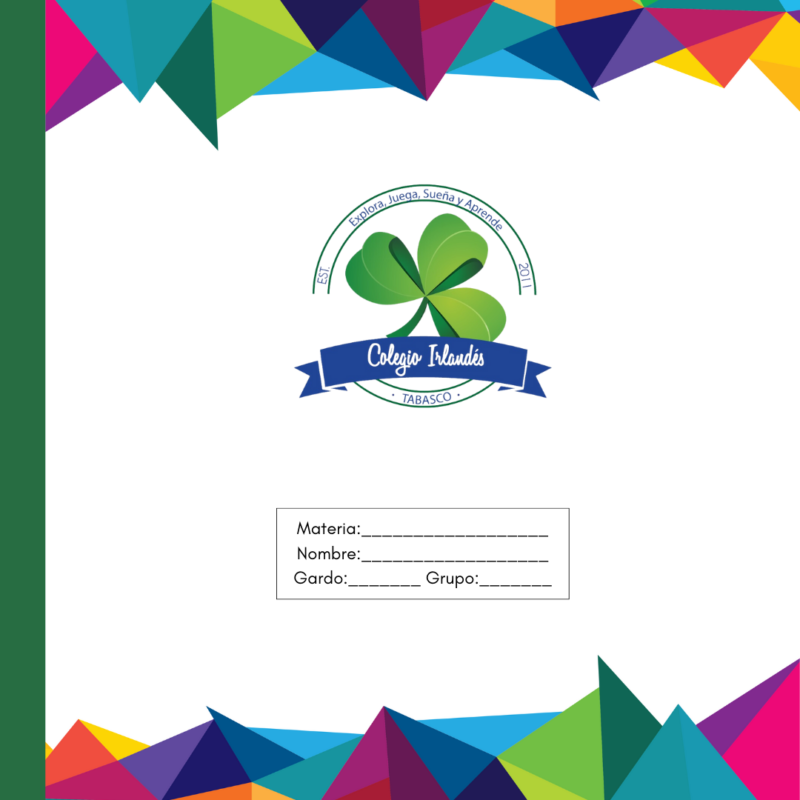 LIBRETA VERDE BANDERA